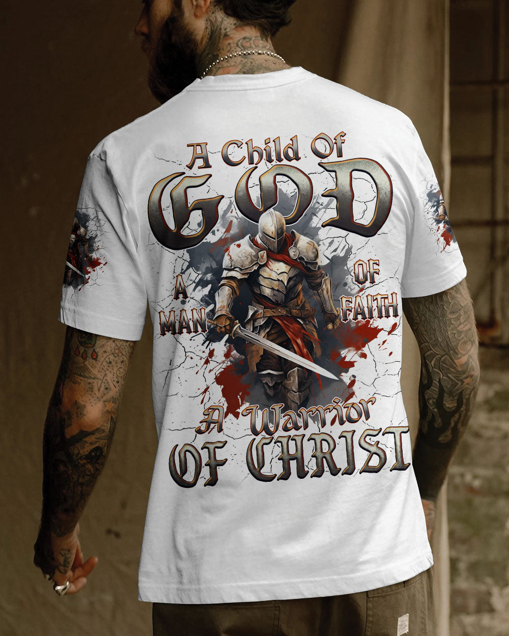 A Warrior Of Christ Men's All Over Print Shirt - Tyqy0611241