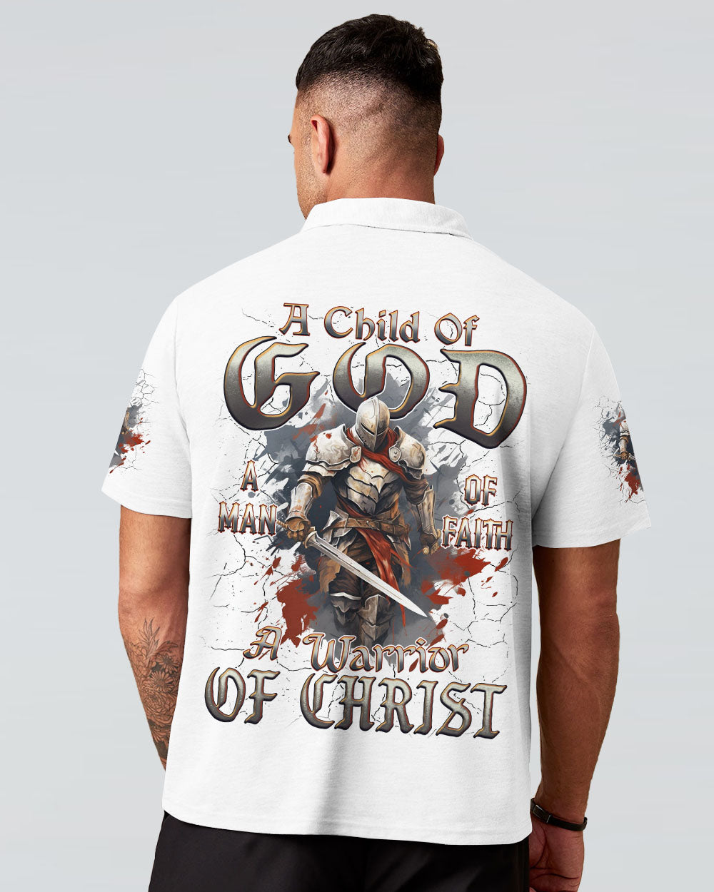 A Warrior Of Christ Men's All Over Print Shirt - Tyqy0611241