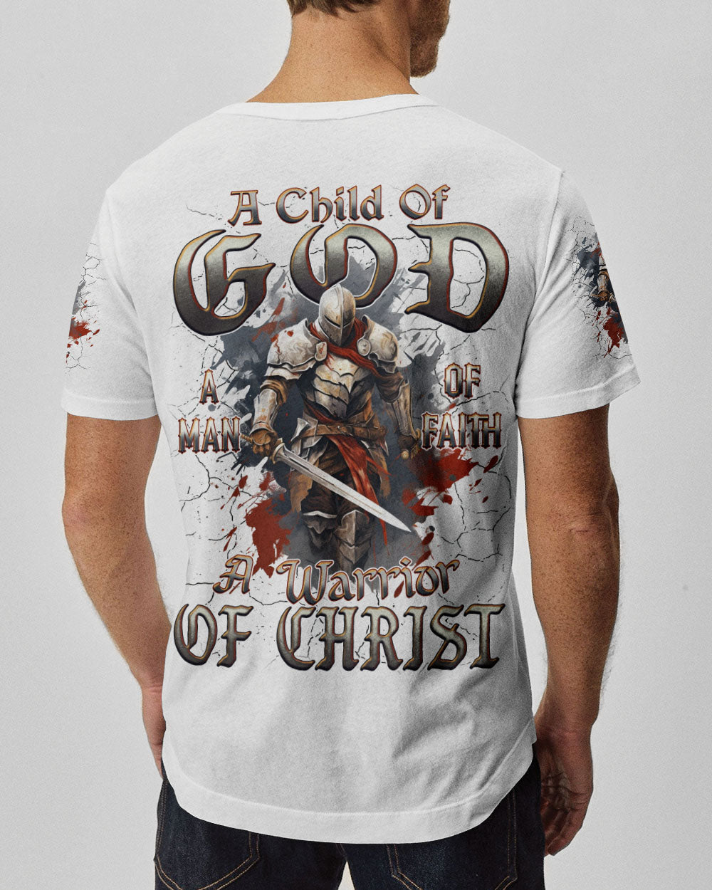 A Warrior Of Christ Men's All Over Print Shirt - Tyqy0611241