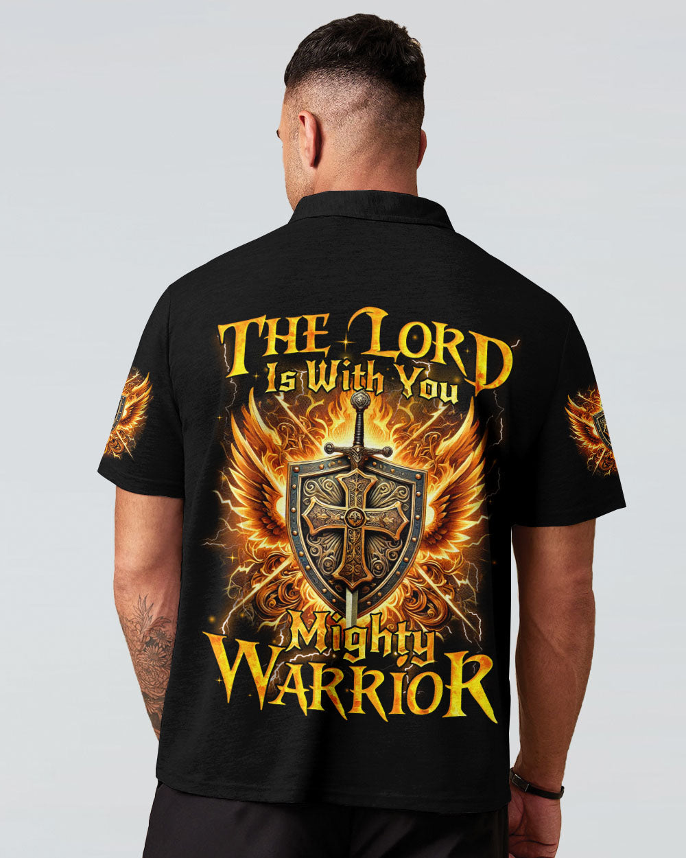 The Lord Is With You Mighty Warrior Men's All Over Print Shirt - Tyqy2111243