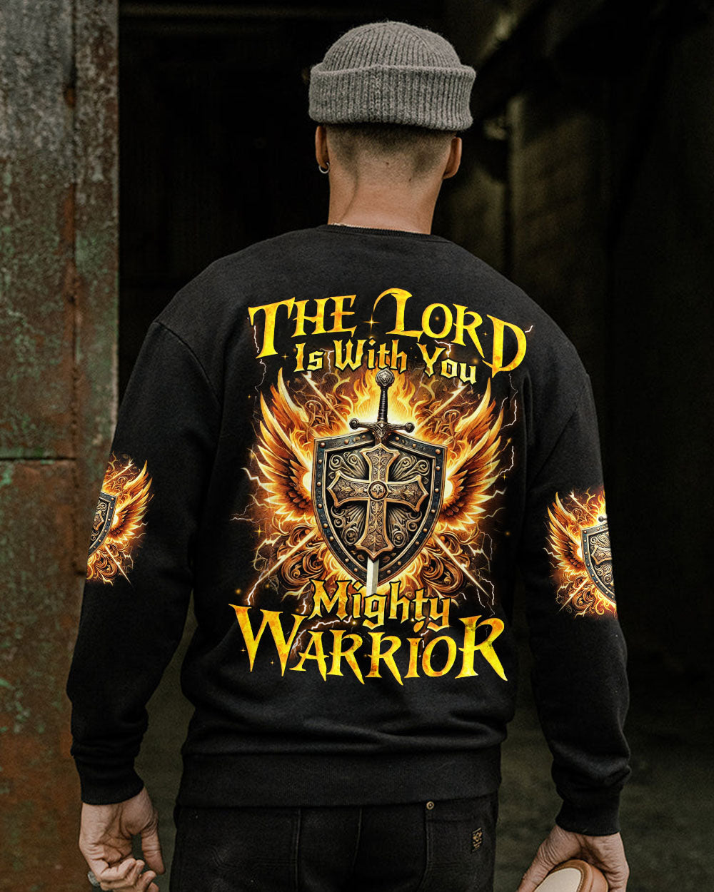 The Lord Is With You Mighty Warrior Men's All Over Print Shirt - Tyqy2111243