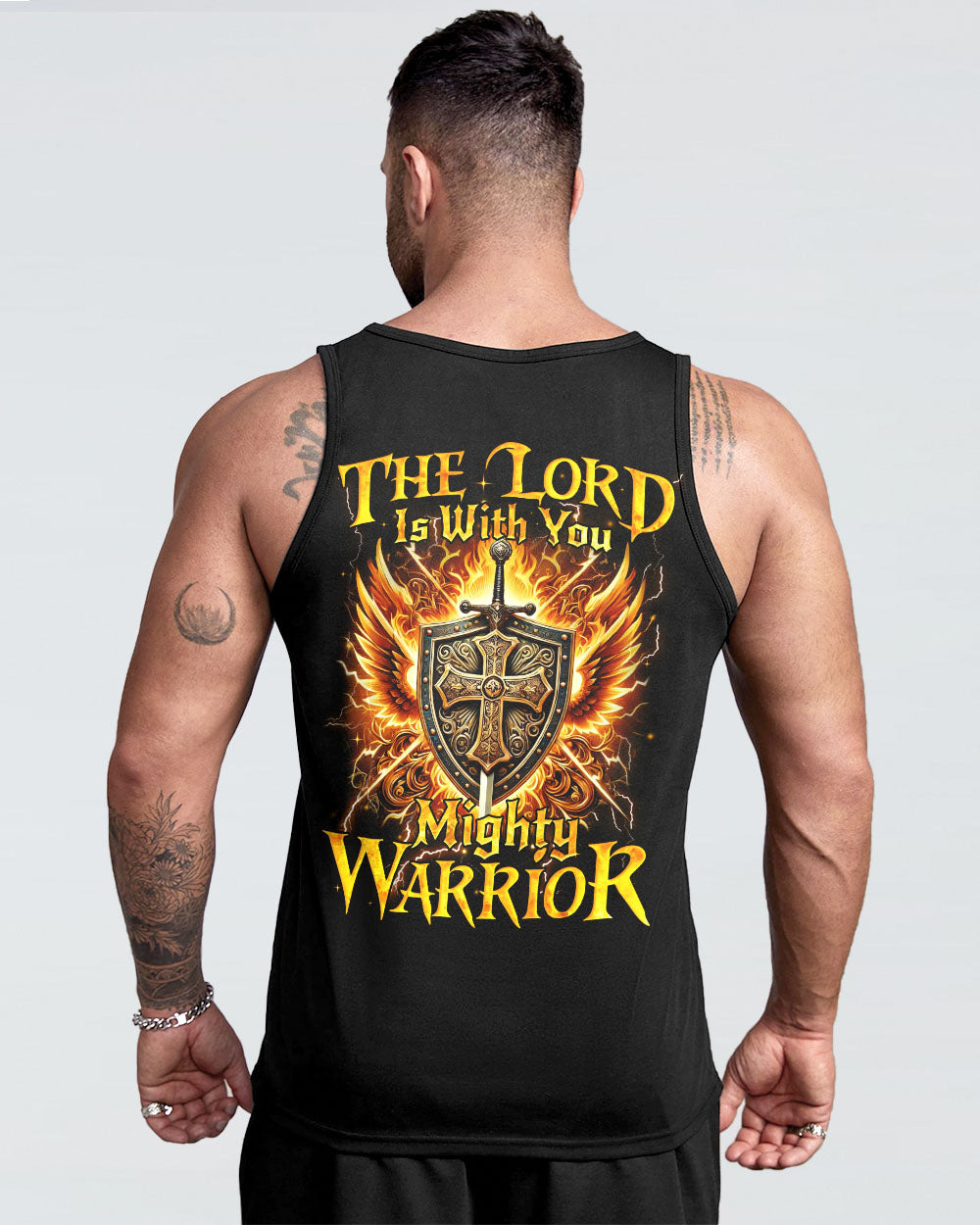 The Lord Is With You Mighty Warrior Men's All Over Print Shirt - Tyqy2111243