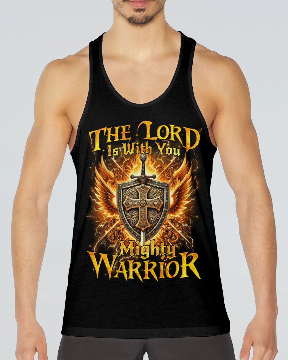 The Lord Is With You Mighty Warrior Men's All Over Print Shirt - Tyqy2111243