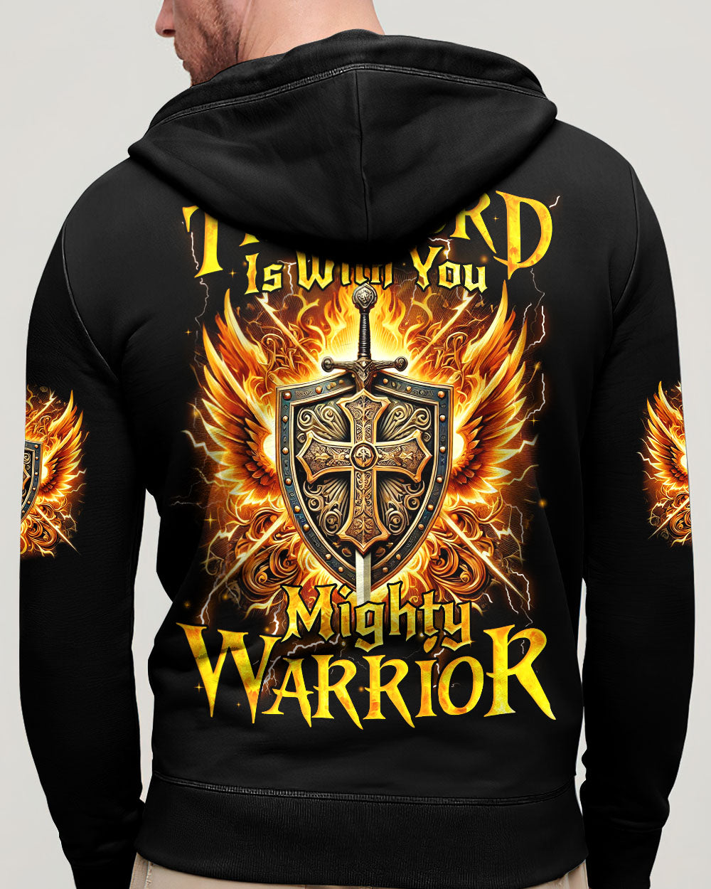 The Lord Is With You Mighty Warrior Men's All Over Print Shirt - Tyqy2111243