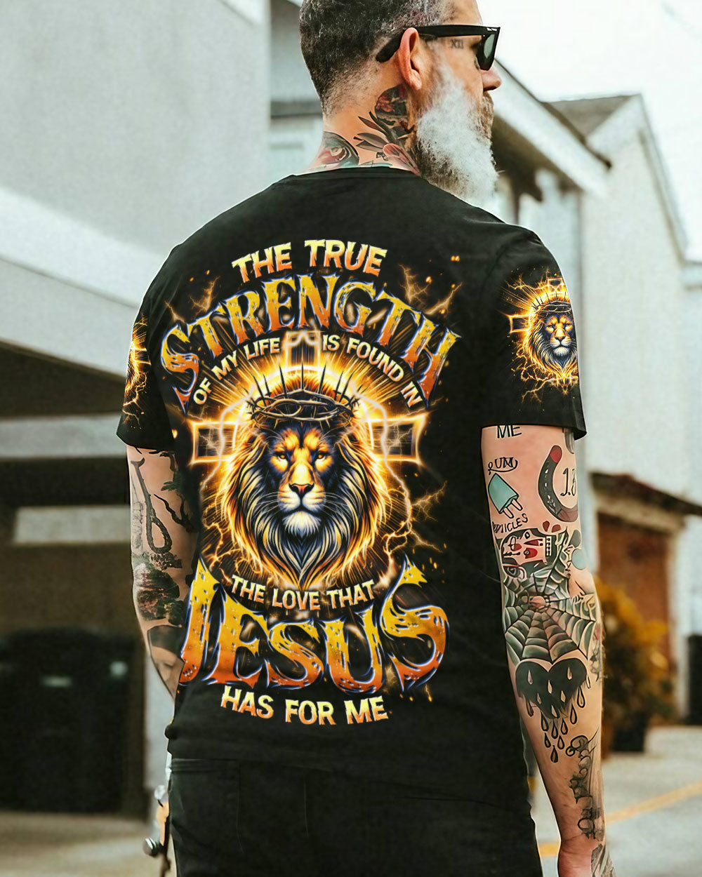 The True Strength Of My Life  Men's All Over Print Shirt - Tytd0111243