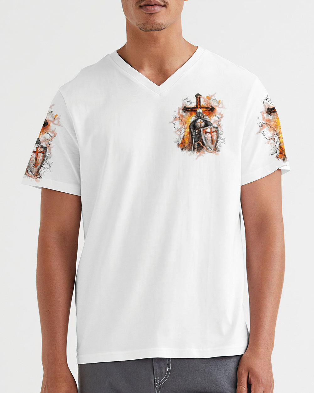 A Warrior Of Christ Lion Men's All Over Print Shirt - Tytd0912241