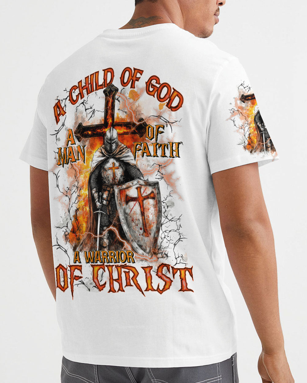 A Warrior Of Christ Lion Men's All Over Print Shirt - Tytd0912241