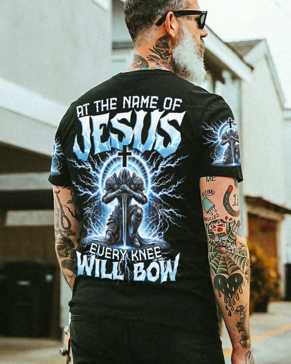 At The Name Of Jesus Men's All Over Print Shirt - Tytd1710241