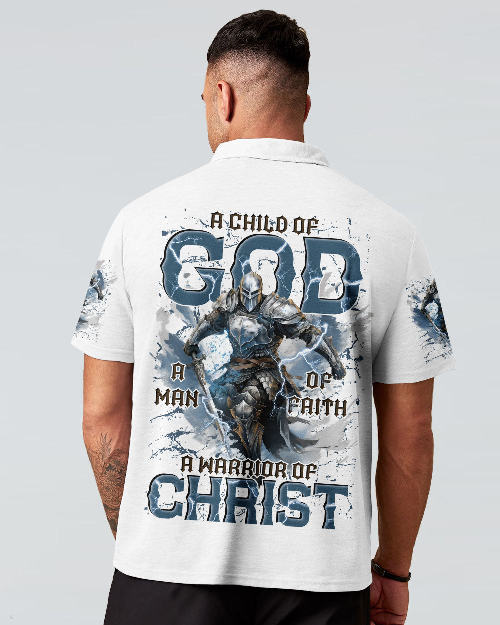 A Warrior Of Christ Men's All Over Print Shirt - Tytd2311241