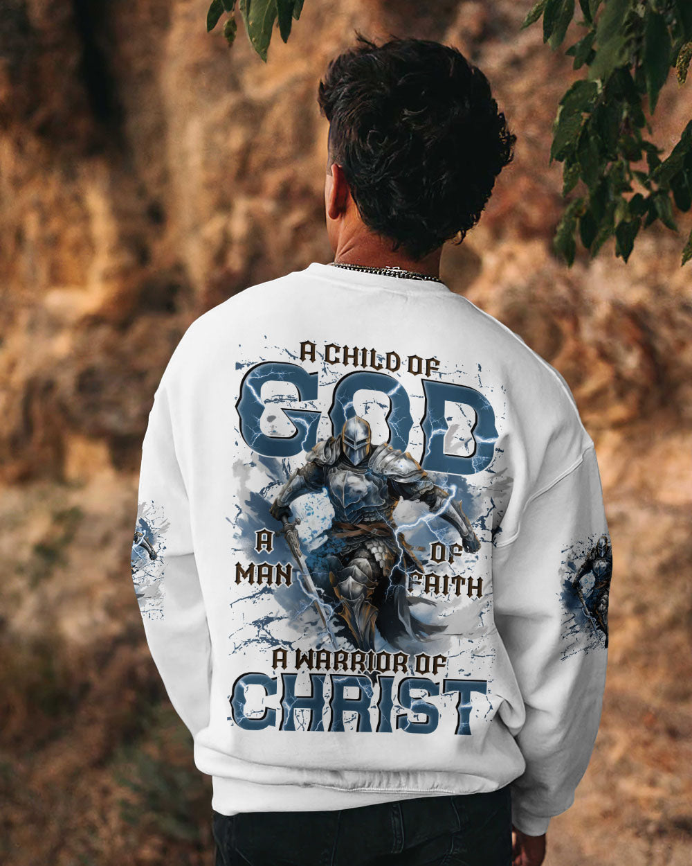 A Warrior Of Christ Men's All Over Print Shirt - Tytd2311241