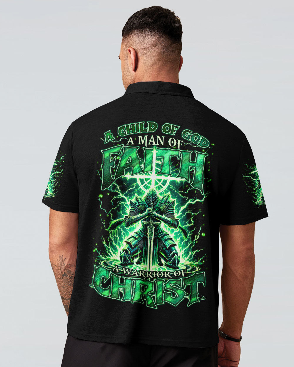 Child Of God A Warrior Of Christ Men's All Over Print Shirt - Tytd2510243