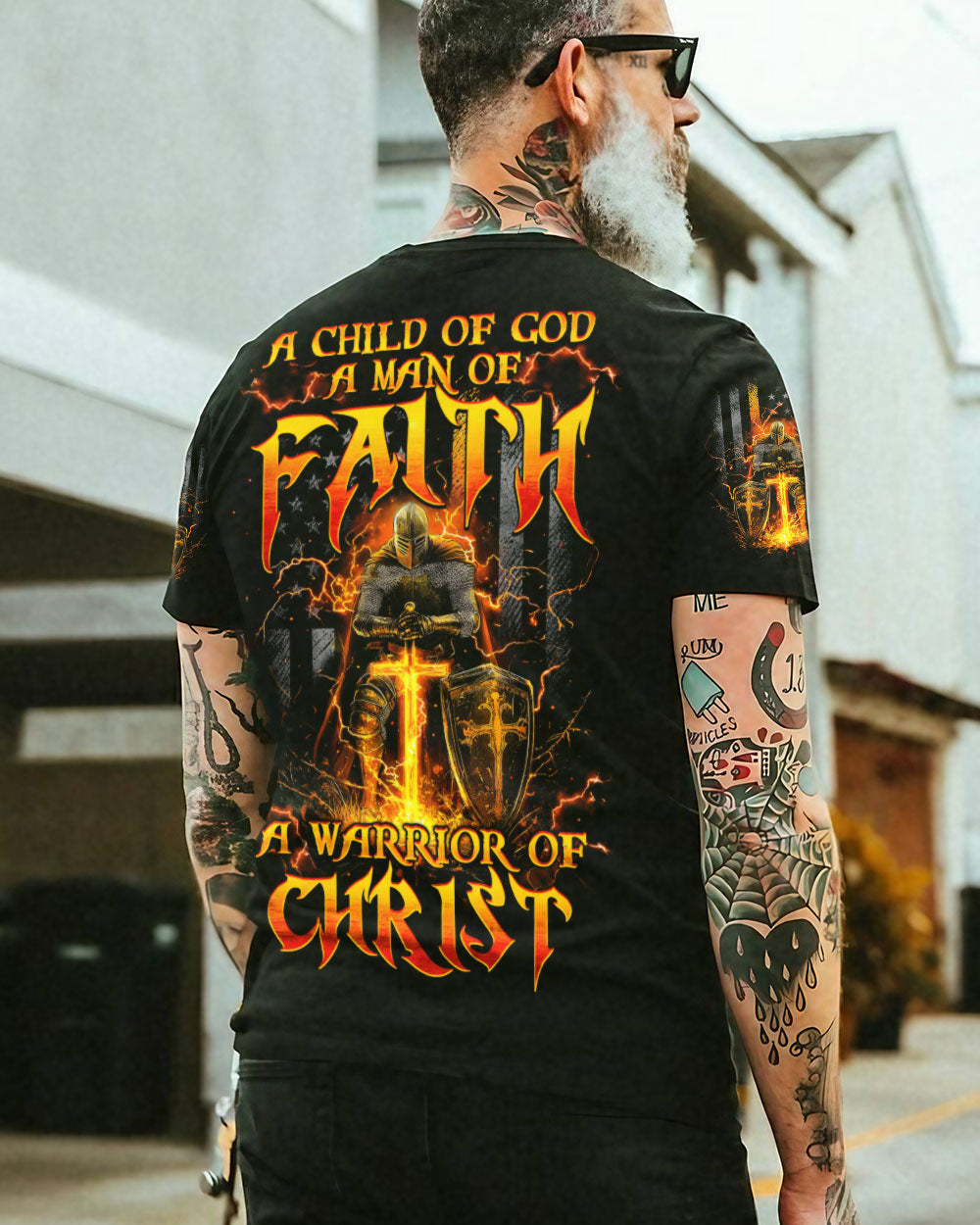 A Warrior Of Christ Men's All Over Print Shirt - Tytm0312243