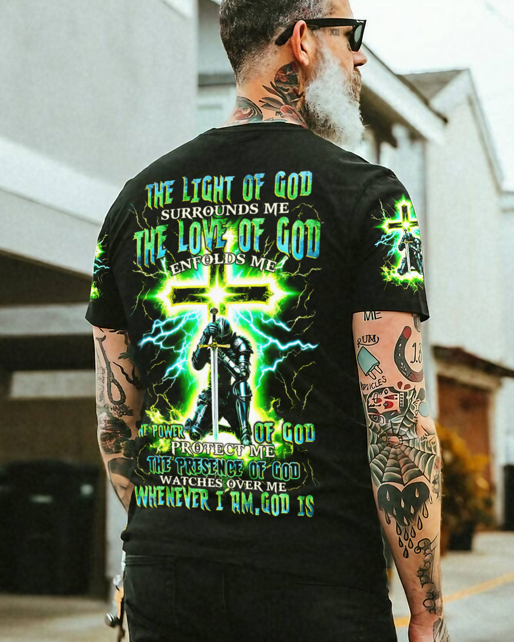 The Light Of God Surround Me Men's All Over Print Shirt - Tytm0611244