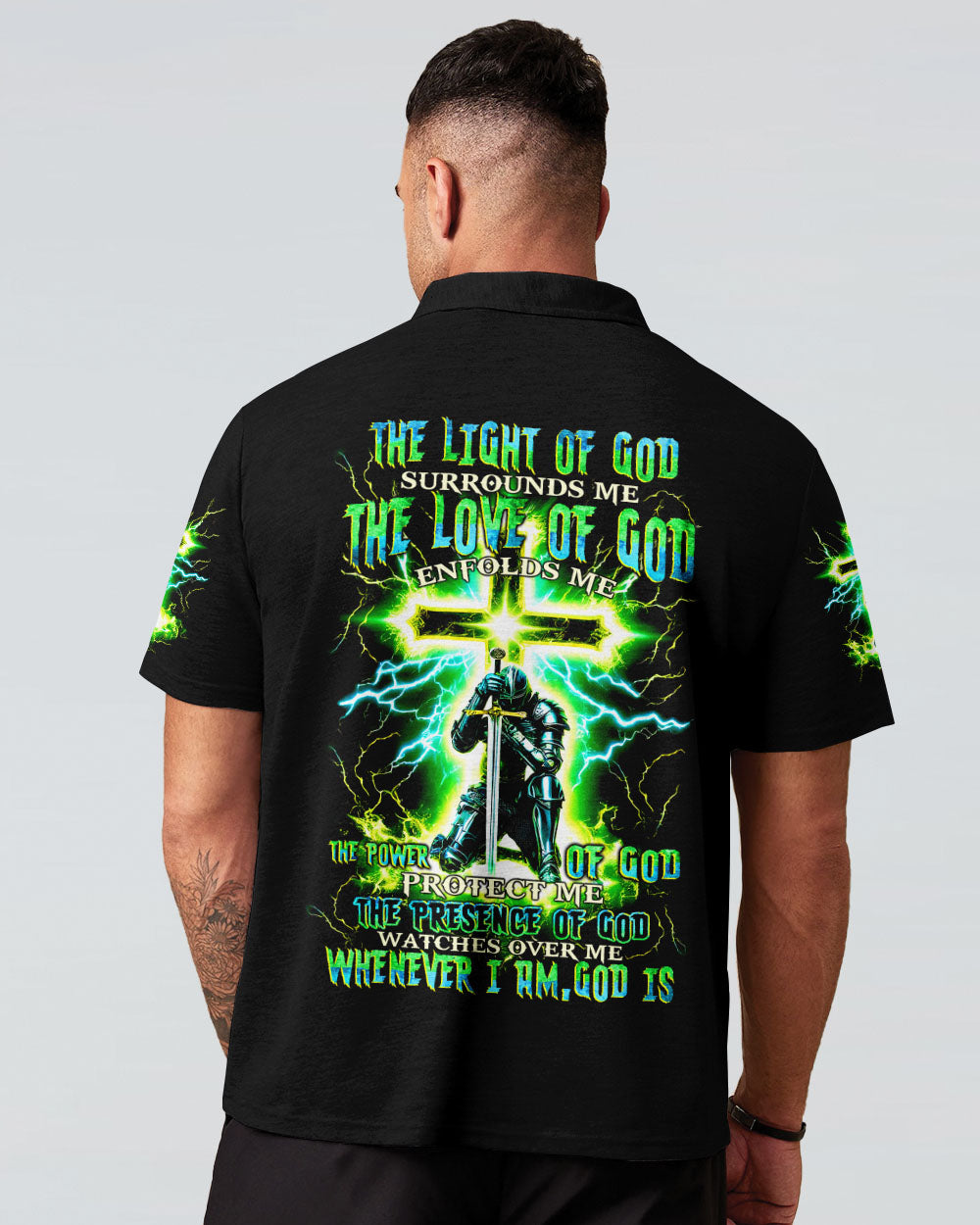 The Light Of God Surround Me Men's All Over Print Shirt - Tytm0611244