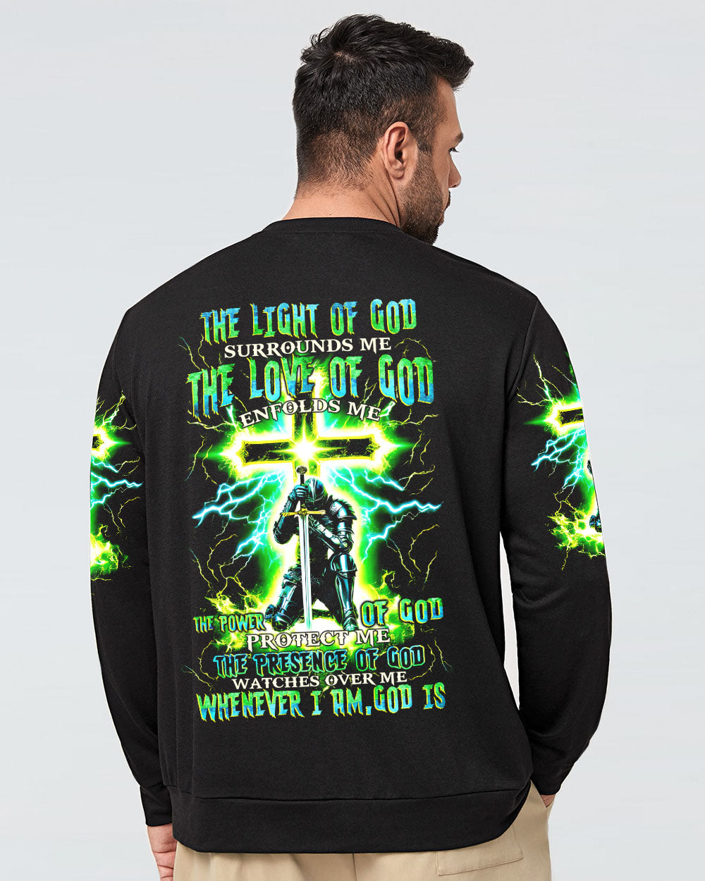 The Light Of God Surround Me Men's All Over Print Shirt - Tytm0611244