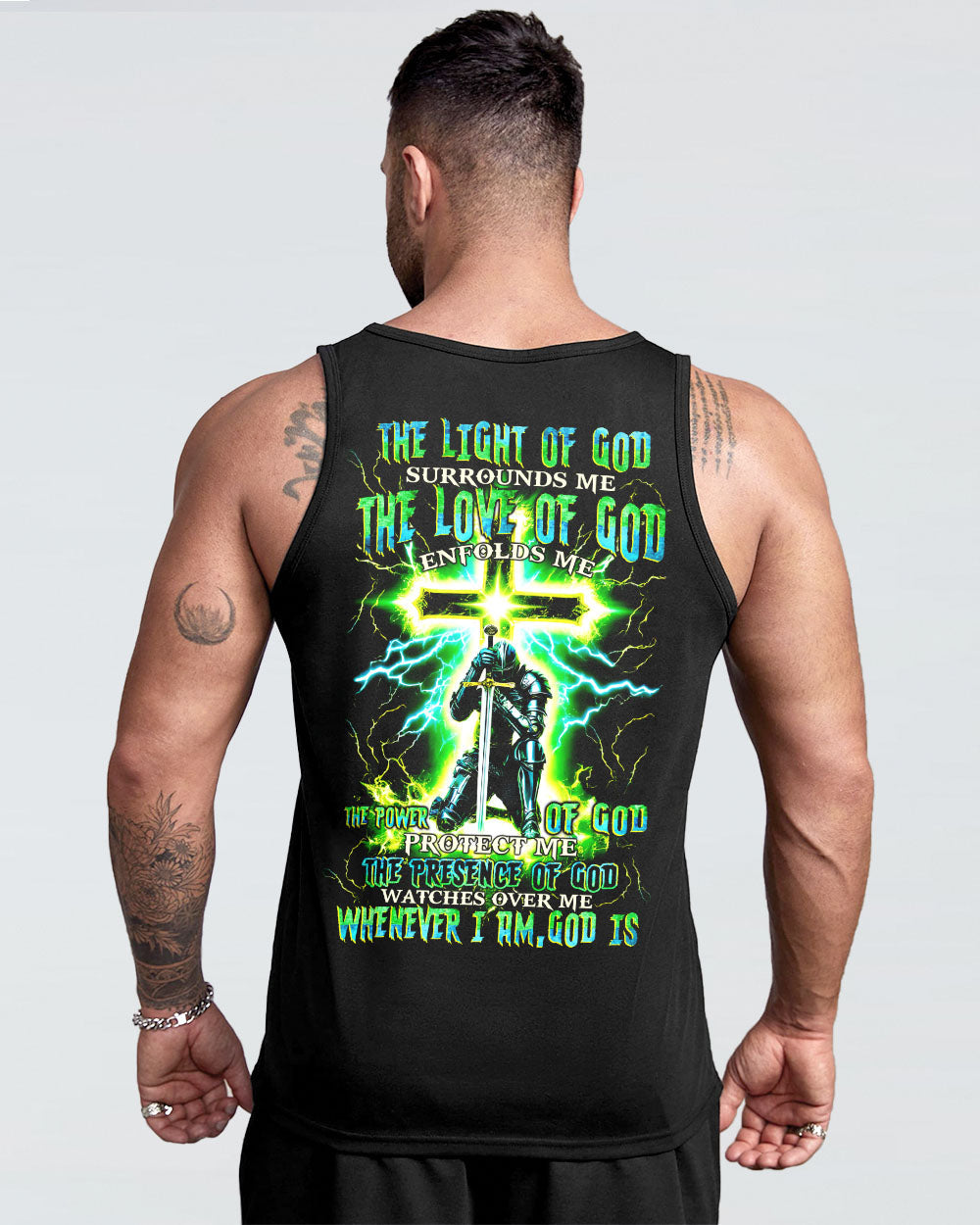 The Light Of God Surround Me Men's All Over Print Shirt - Tytm0611244