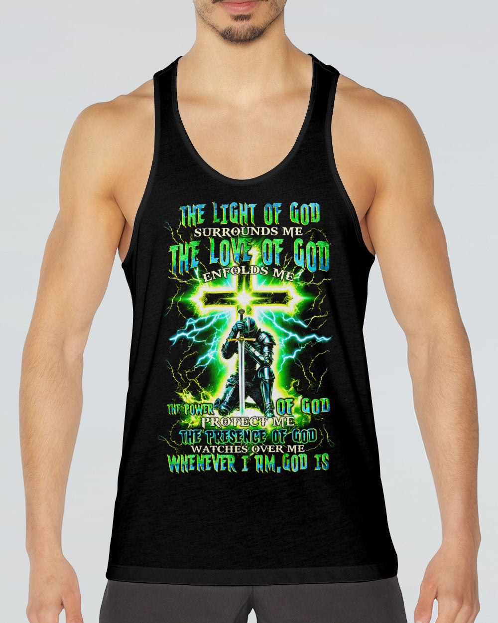 The Light Of God Surround Me Men's All Over Print Shirt - Tytm0611244