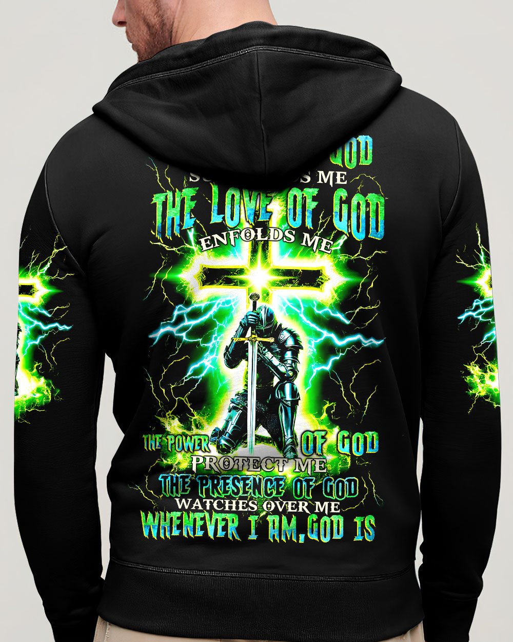 The Light Of God Surround Me Men's All Over Print Shirt - Tytm0611244