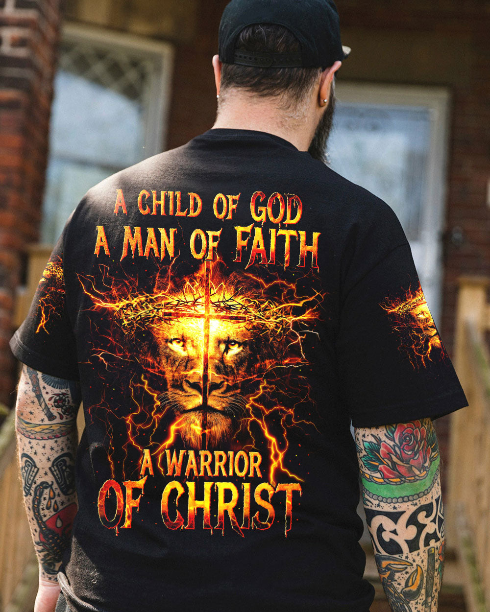 A Warrior Of Christ Lion Men's All Over Print Shirt - Tytm0912243