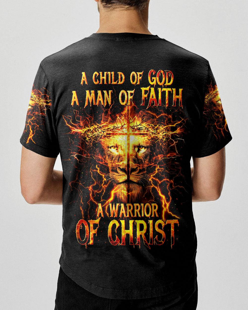 A Warrior Of Christ Lion Men's All Over Print Shirt - Tytm0912243