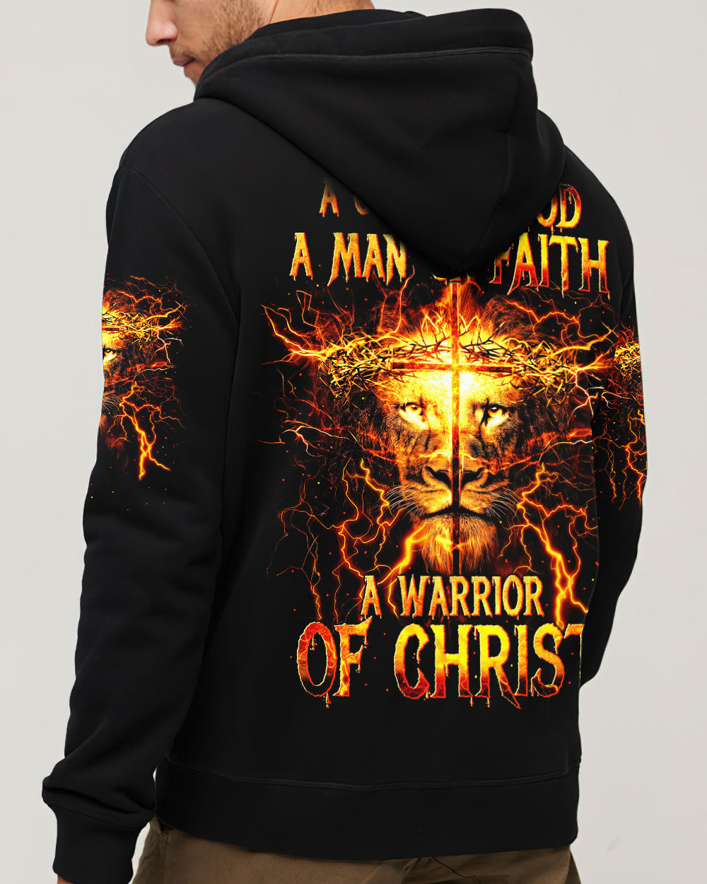 A Warrior Of Christ Lion Men's All Over Print Shirt - Tytm0912243