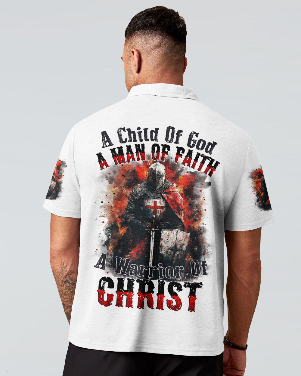 A Warrior Of Christ Men's All Over Print Shirt - Tytm2711242