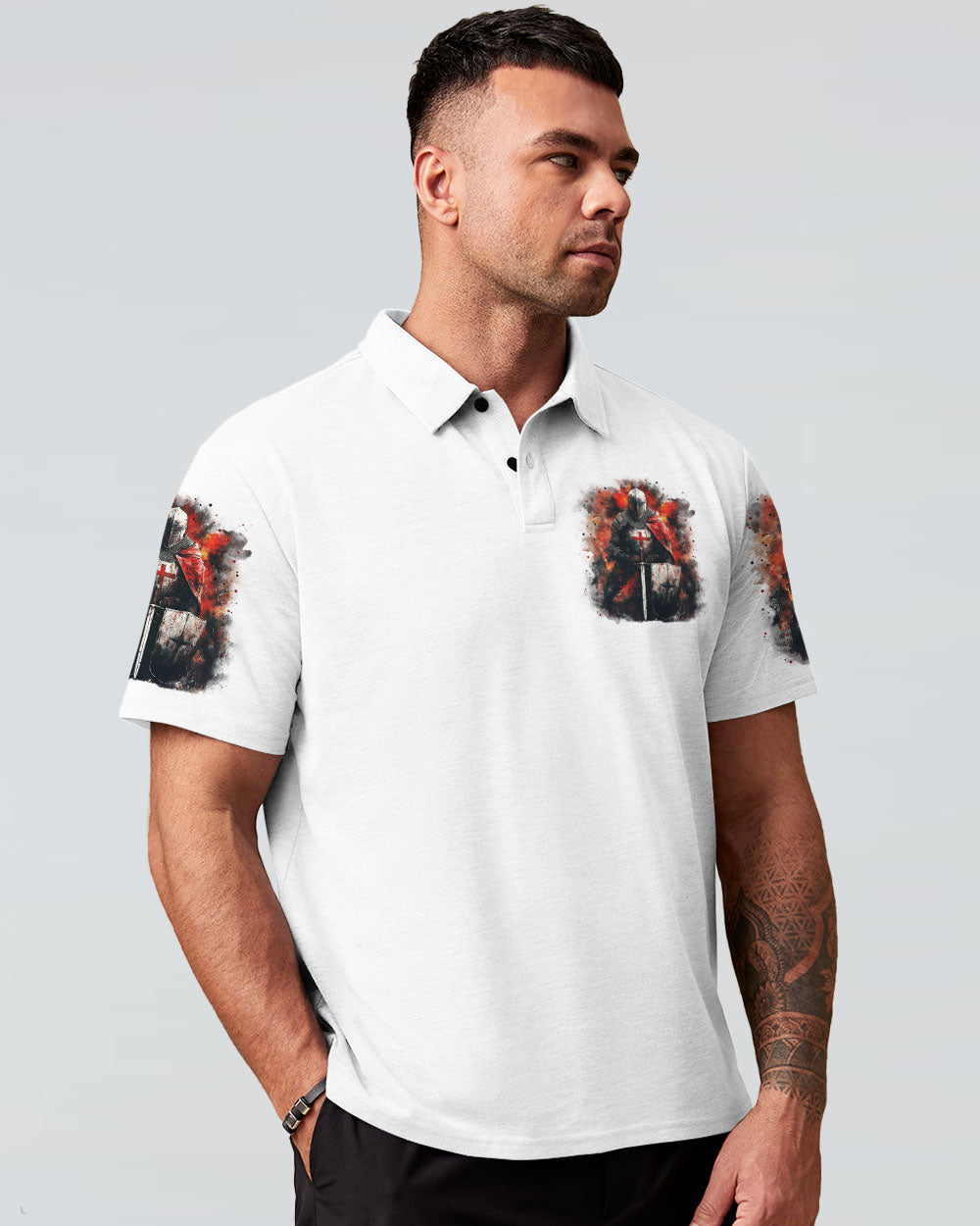 A Warrior Of Christ Men's All Over Print Shirt - Tytm2711242