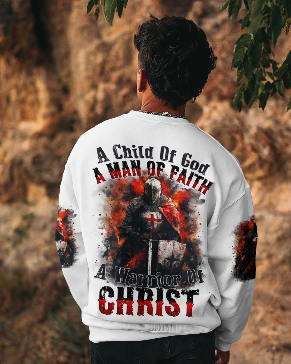 A Warrior Of Christ Men's All Over Print Shirt - Tytm2711242