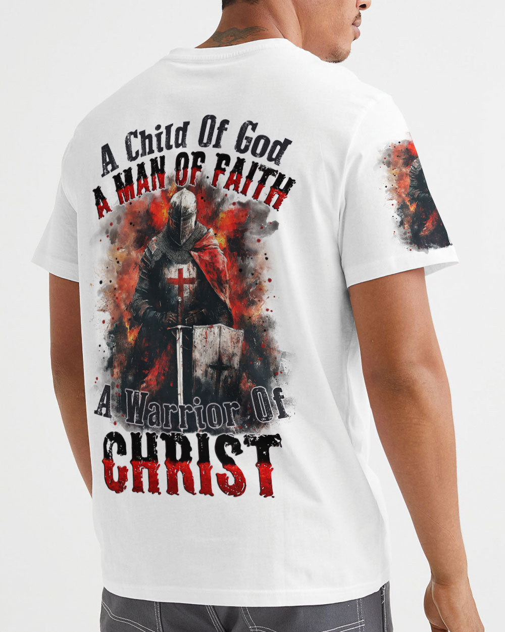 A Warrior Of Christ Men's All Over Print Shirt - Tytm2711242