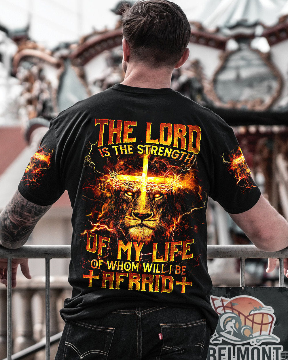 The Lord Is The Strength Of My Life Lion Men's All Over Print Shirt - Tytm2811243