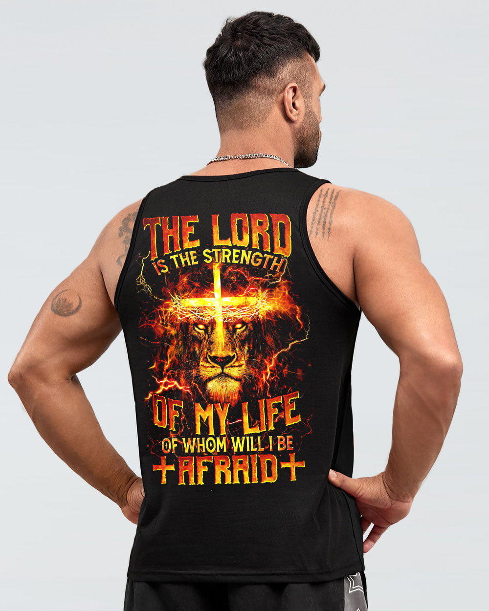 The Lord Is The Strength Of My Life Lion Men's All Over Print Shirt - Tytm2811243