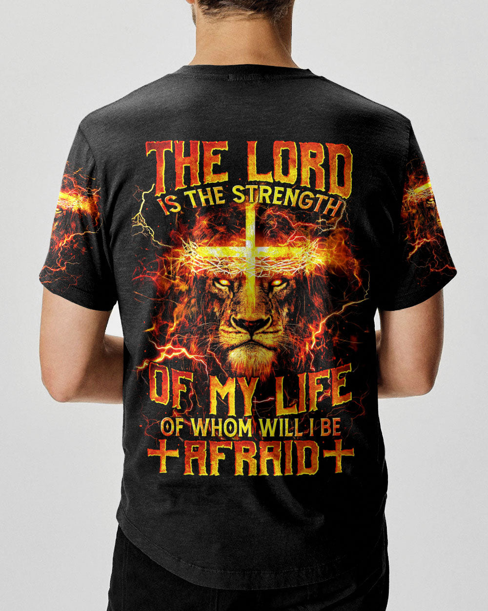 The Lord Is The Strength Of My Life Lion Men's All Over Print Shirt - Tytm2811243