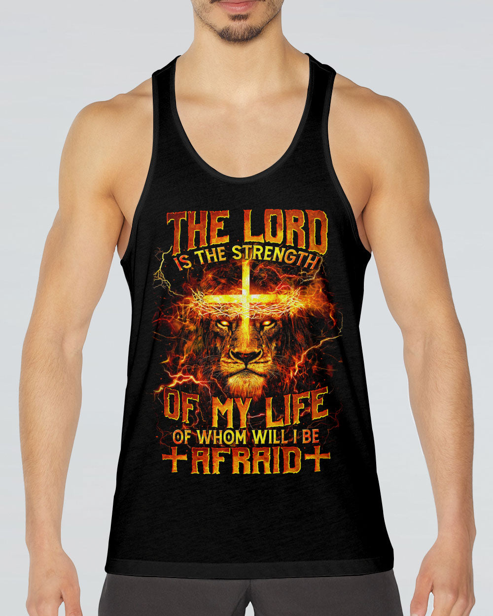 The Lord Is The Strength Of My Life Lion Men's All Over Print Shirt - Tytm2811243