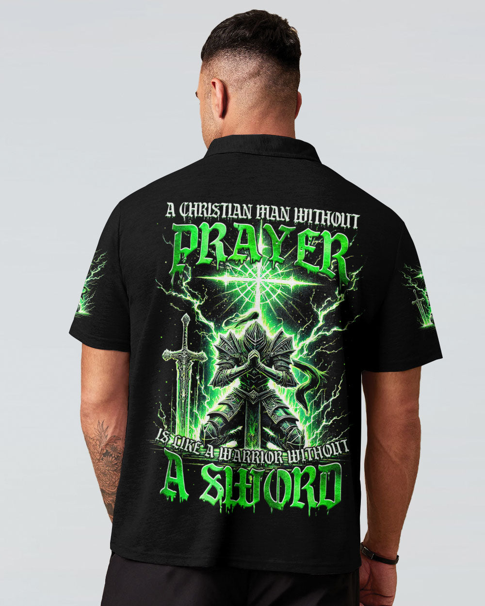 A Christian Man Without Prayer Men's All Over Print Shirt - Tytm3110243