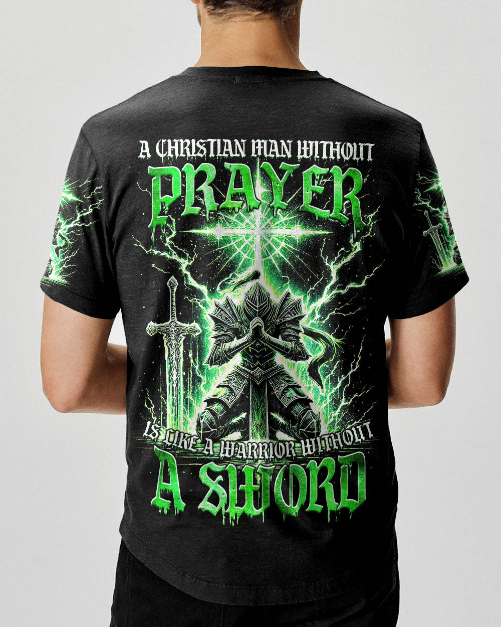 A Christian Man Without Prayer Men's All Over Print Shirt - Tytm3110243