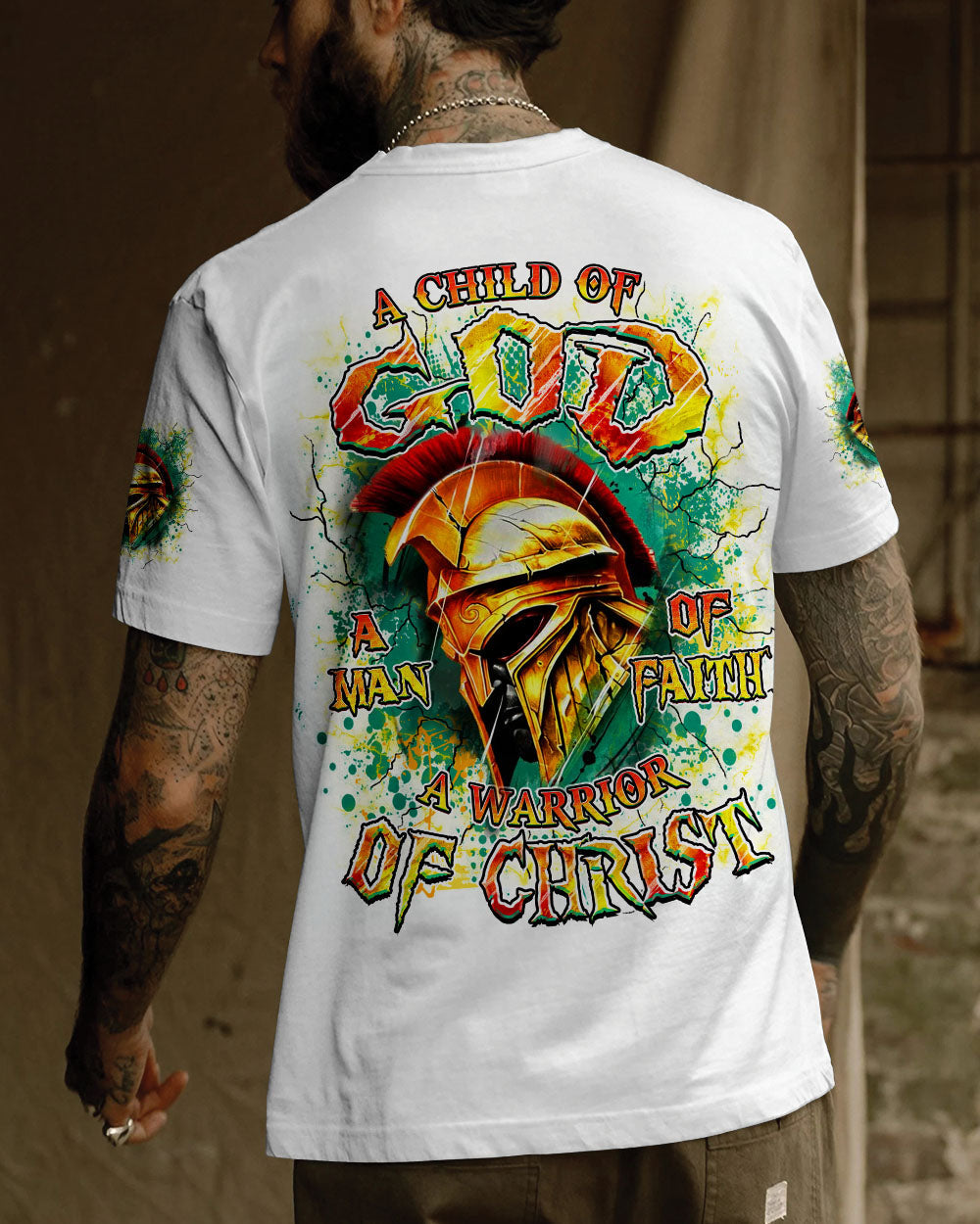 A Warrior Of Christ Men's All Over Print Shirt - Yhdu1002252