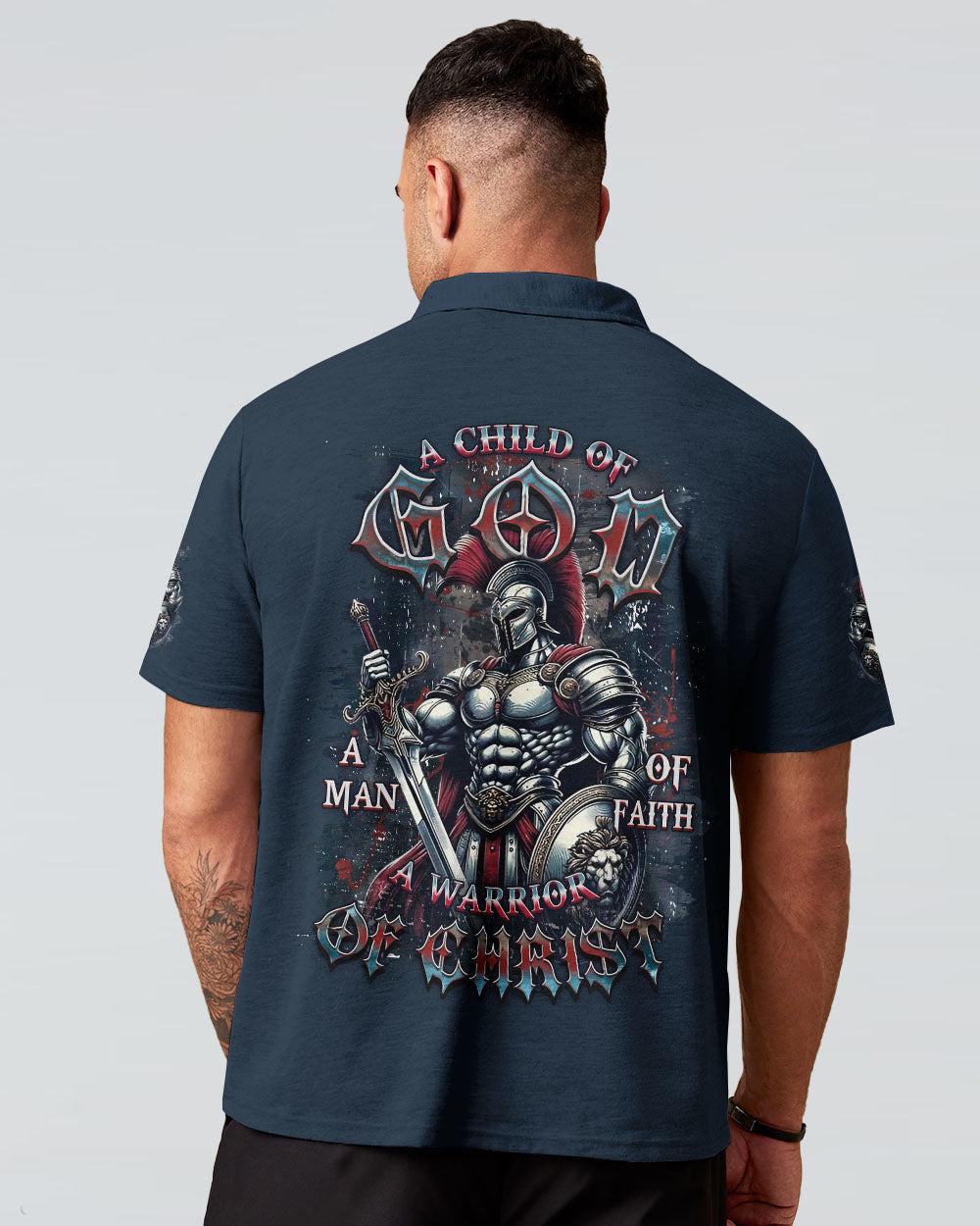 A Warrior Of Christ Men's All Over Print Shirt - Yhdu2012242