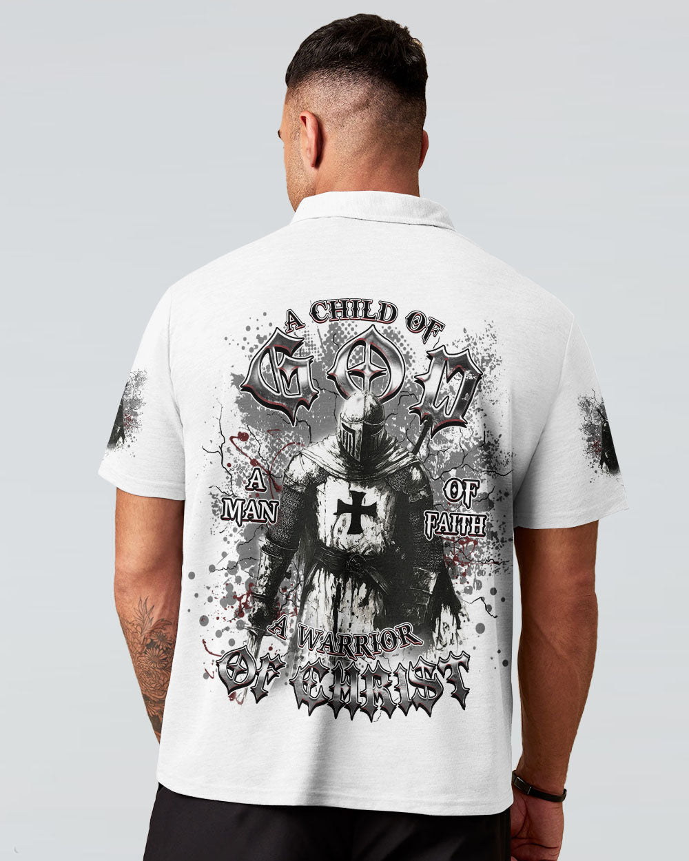 A Warrior Of Christ Men's All Over Print Shirt - Yhdu2401252