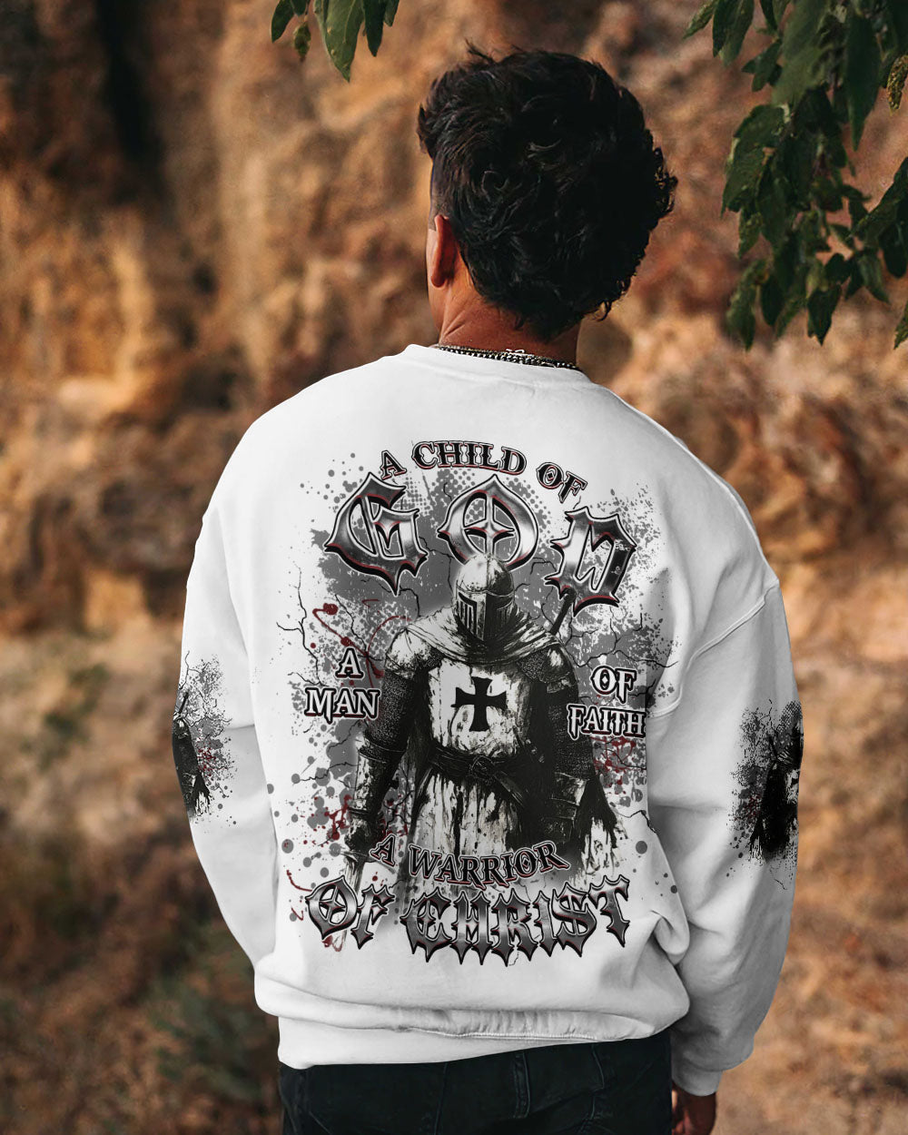 A Warrior Of Christ Men's All Over Print Shirt - Yhdu2401252