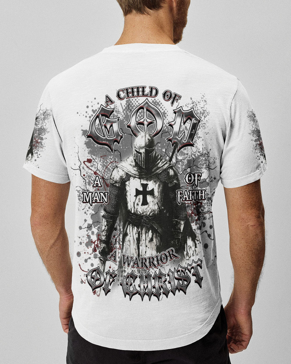 A Warrior Of Christ Men's All Over Print Shirt - Yhdu2401252