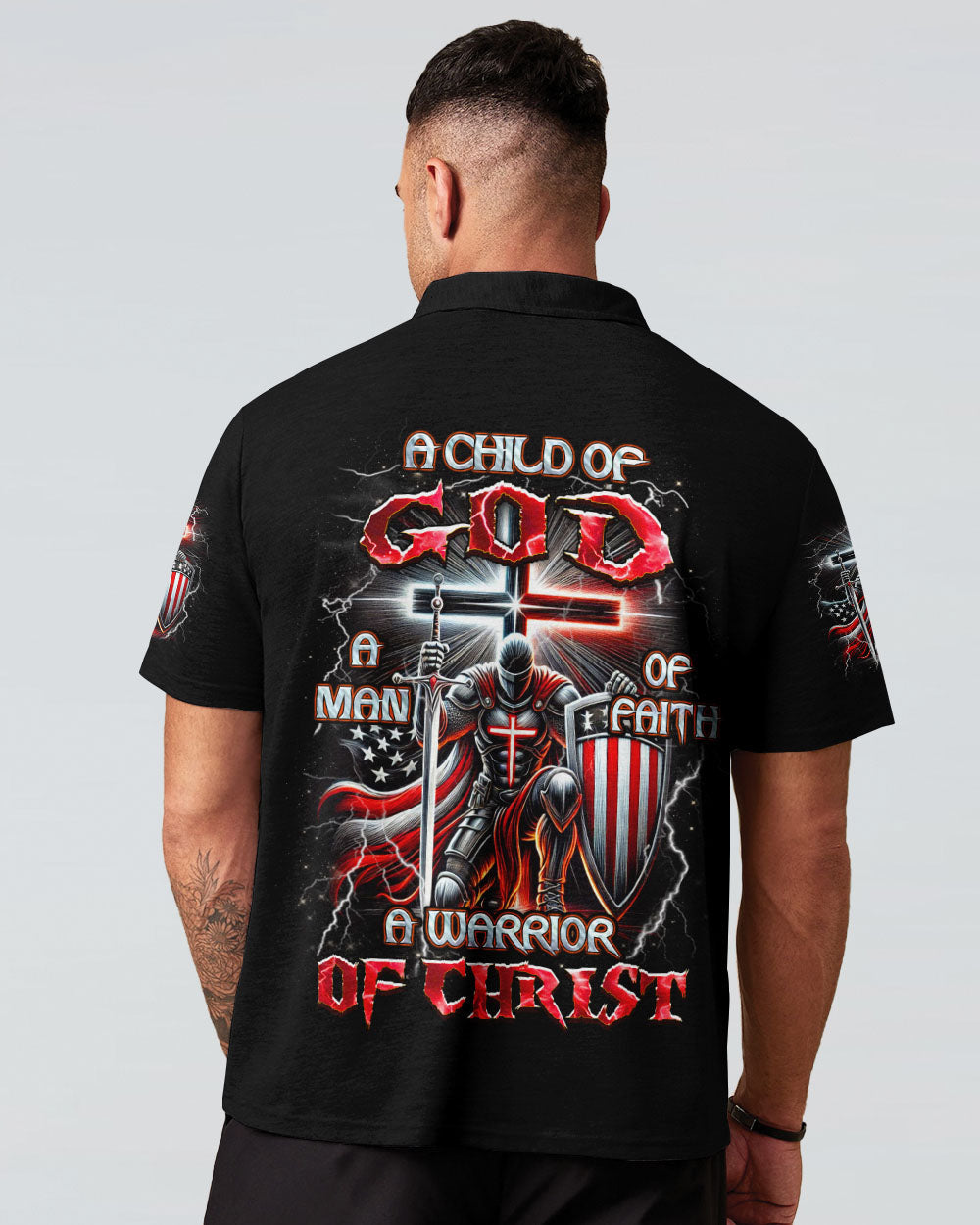 A Warrior Of Christ Men's All Over Print Shirt - Yhhn0201253