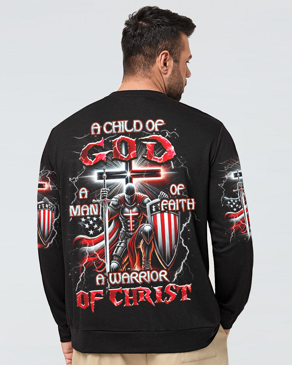 A Warrior Of Christ Men's All Over Print Shirt - Yhhn0201253