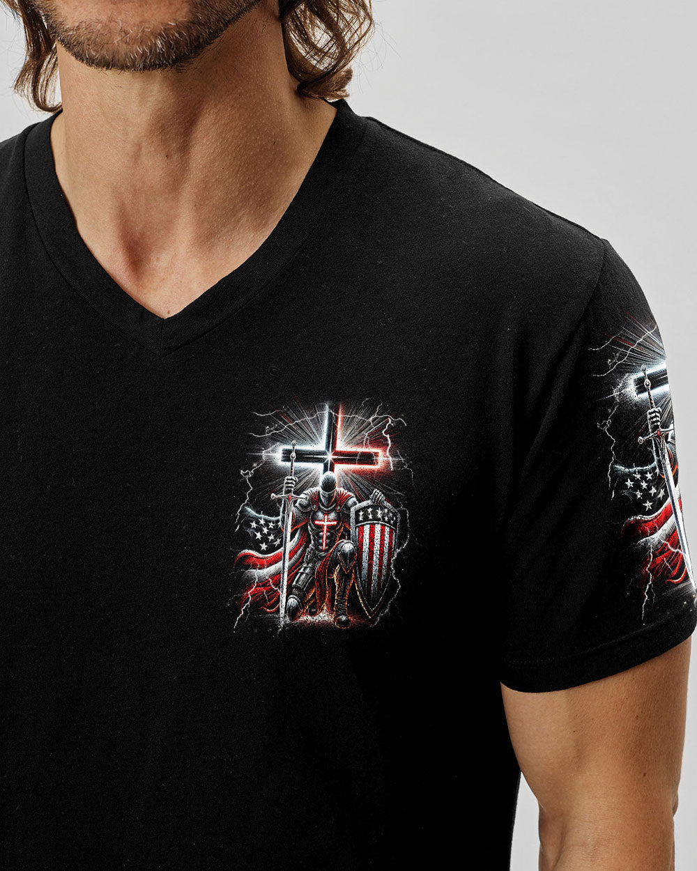 A Warrior Of Christ Men's All Over Print Shirt - Yhhn0201253