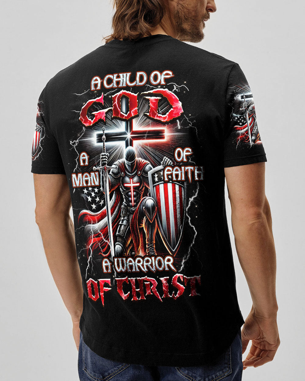 A Warrior Of Christ Men's All Over Print Shirt - Yhhn0201253