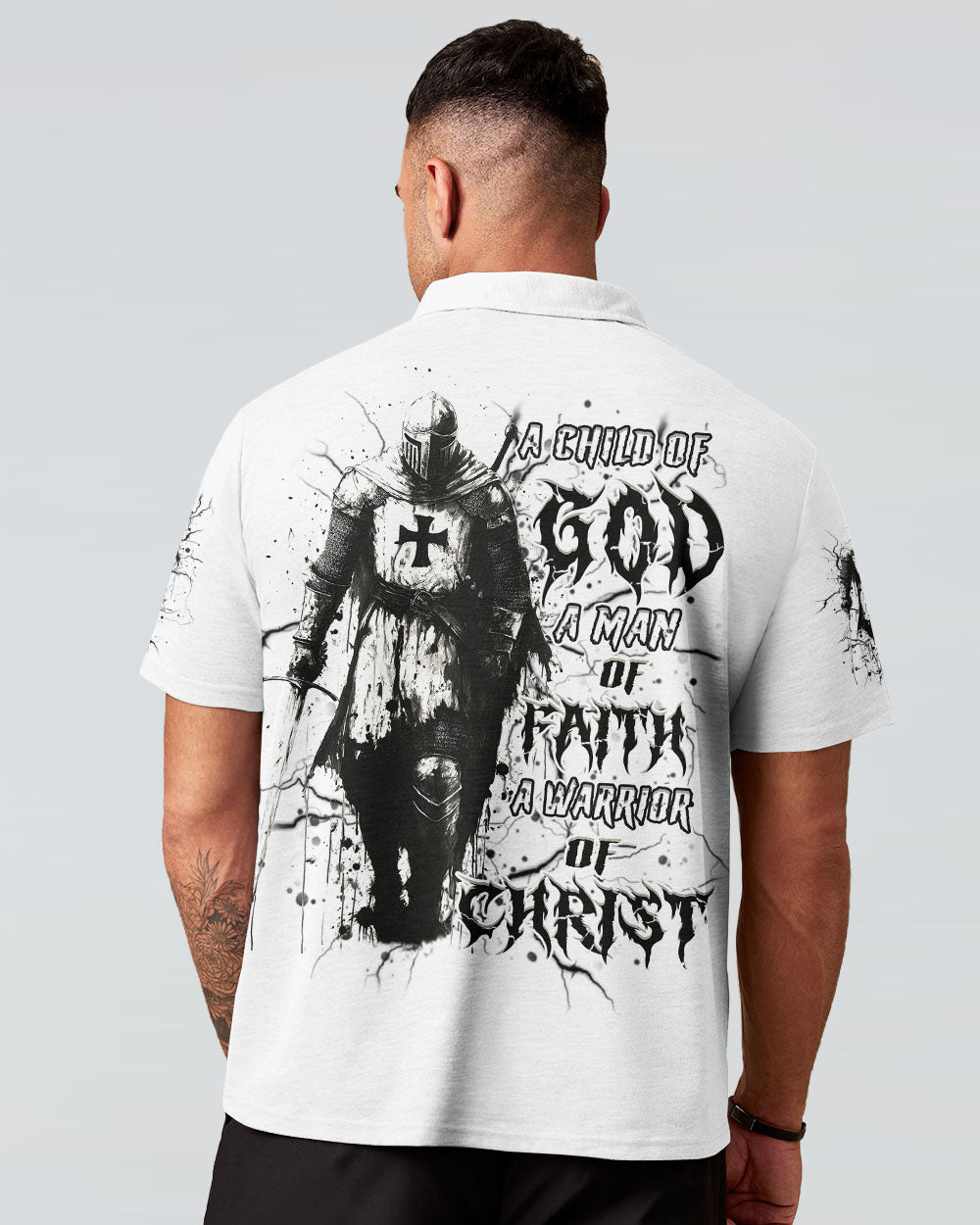 A Warrior Of Christ Men's All Over Print Shirt - Yhhn0402253