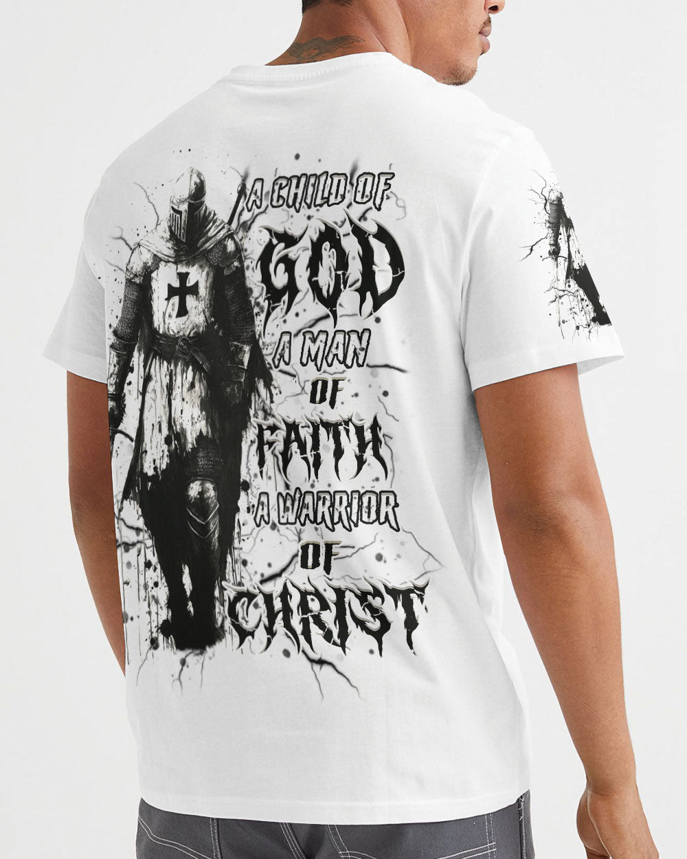 A Warrior Of Christ Men's All Over Print Shirt - Yhhn0402253