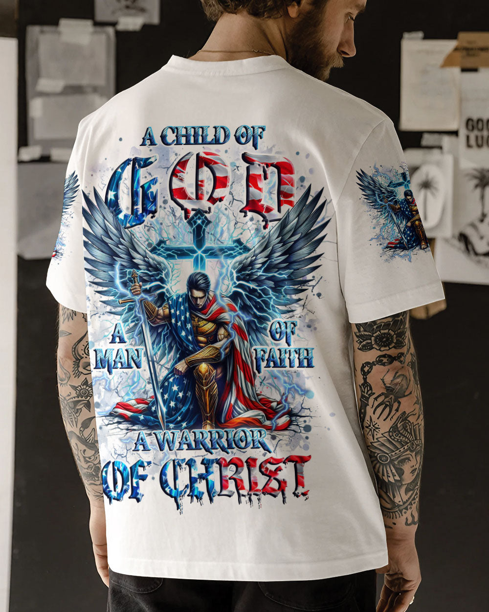 A Warrior Of Christ Men's All Over Print Shirt - Yhhn0411242