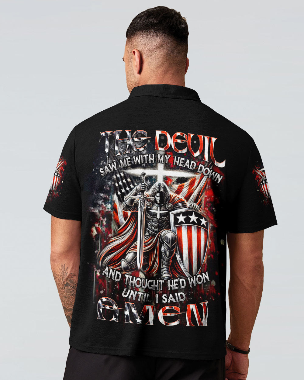 The Devil Saw Me With My Head Down Men's All Over Print Shirt - Yhhn0601252