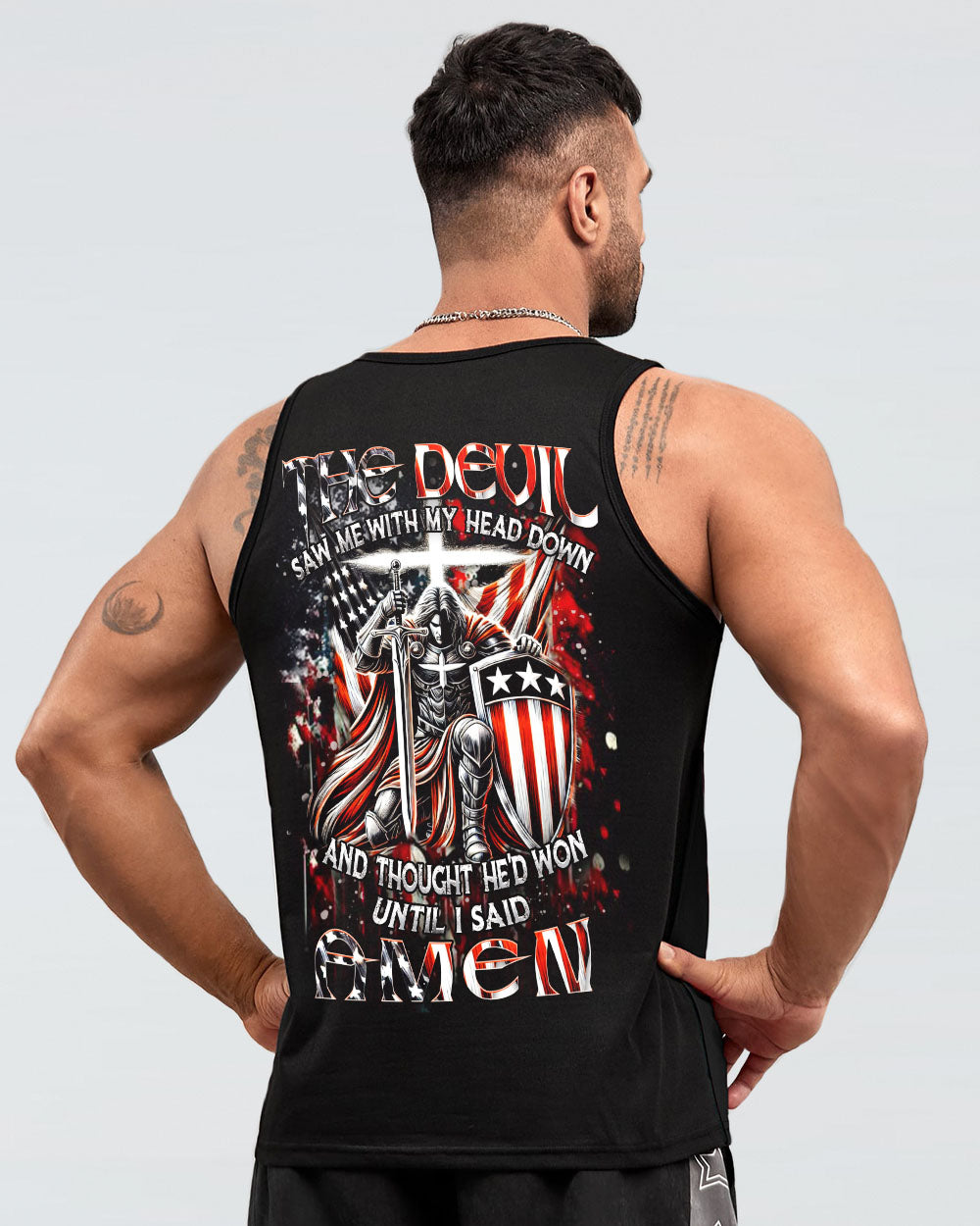 The Devil Saw Me With My Head Down Men's All Over Print Shirt - Yhhn0601252