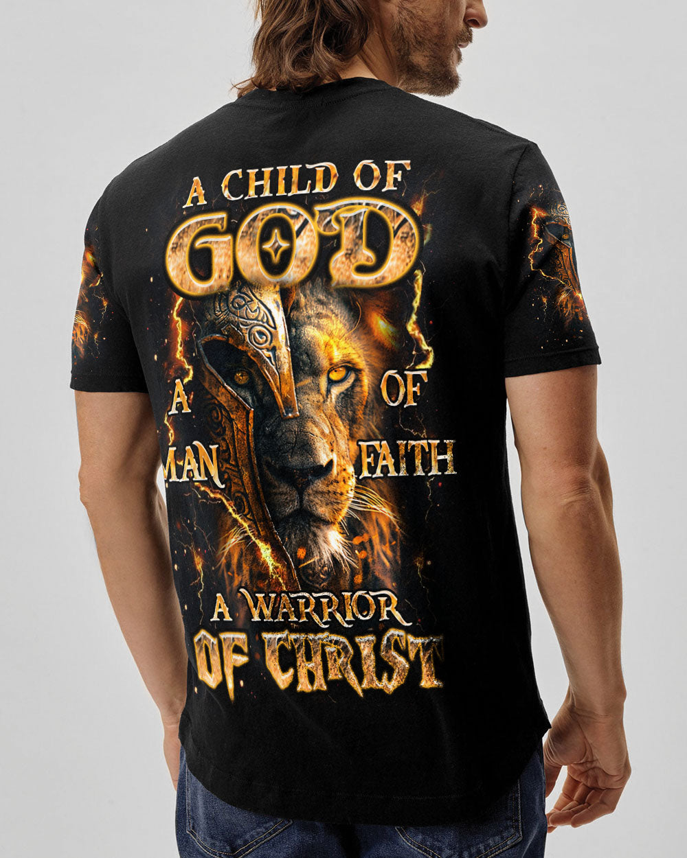 A Warrior Of Christ Lion Men's All Over Print Shirt - Yhhn0702251